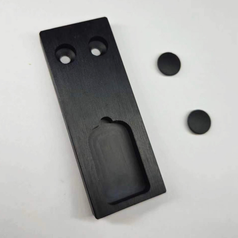 Osnova za garderobnu šipku s flange skobom — aluminijska legura, model YG-002, moderni minimalistički stil