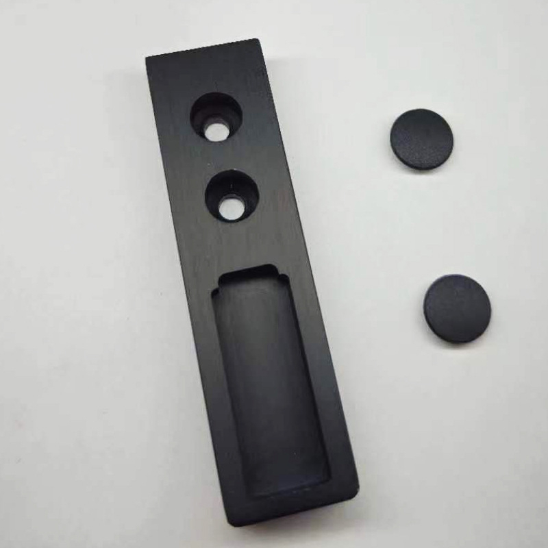 Osnova za garderobnu šipku s flange skobom — aluminijska legura, model YG-002, moderni minimalistički stil