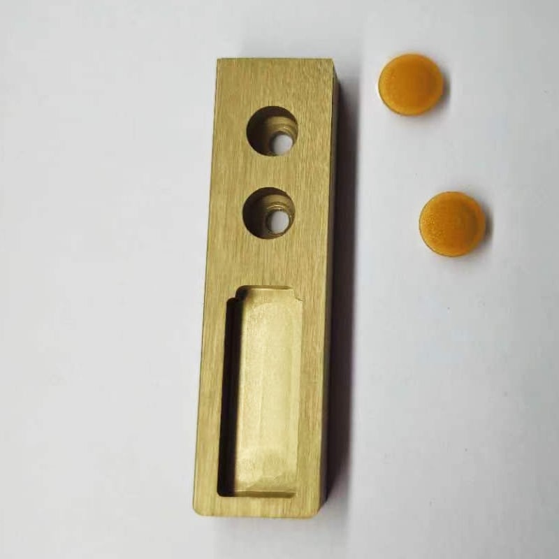 Osnova za garderobnu šipku s flange skobom — aluminijska legura, model YG-002, moderni minimalistički stil