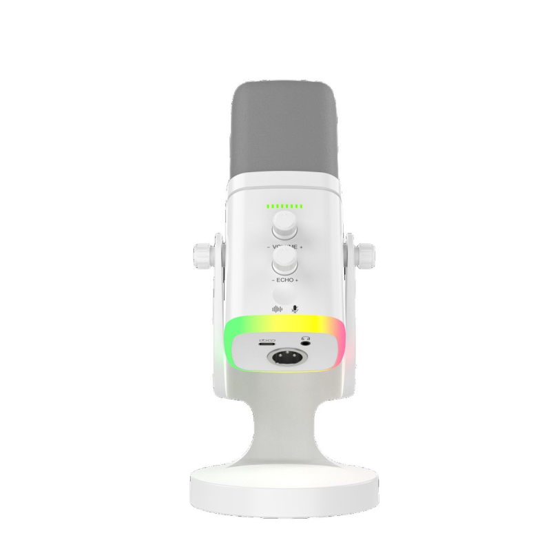 YU8 USB kondenzatorski mikrofon za stolno računalo — uživo prijenos, snimanje i voice-over, žični, SNR ≥60 dB