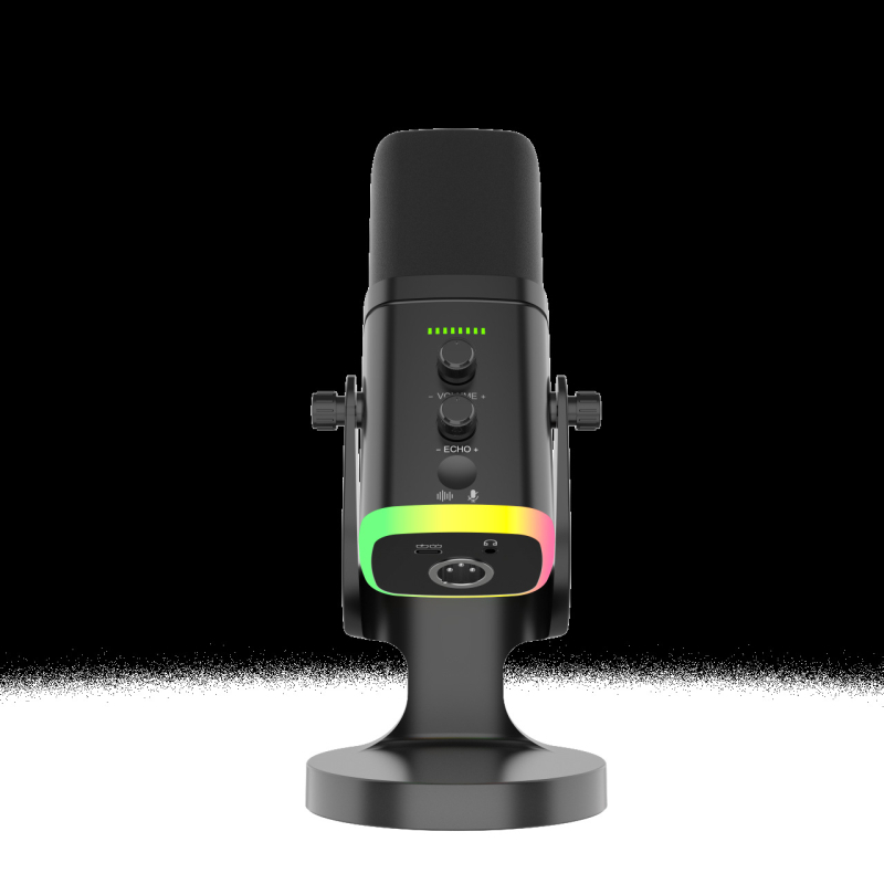 YU8 USB kondenzatorski mikrofon za stolno računalo — uživo prijenos, snimanje i voice-over, žični, SNR ≥60 dB