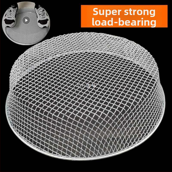 Sită de făină din oțel inoxidabil 304 cu plasă circulară, design îngroșat, plasă mare