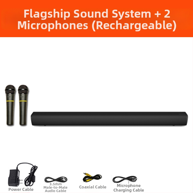 Set karaoke pentru acasă cu microfon wireless și proiector (baterie încorporată 1000–1200 mAh, autonomie 6–8 h, SNR sub 60 dB, putere nominală 100 W)