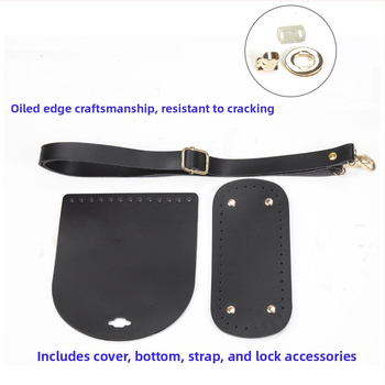 DIY τσάντα από PU δέρμα, διαπνέουσα και πολύ ελαφριά, στυλ mix‑and‑match, καλοκαίρι 2024