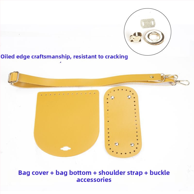 DIY τσάντα από PU δέρμα, διαπνέουσα και πολύ ελαφριά, στυλ mix‑and‑match, καλοκαίρι 2024