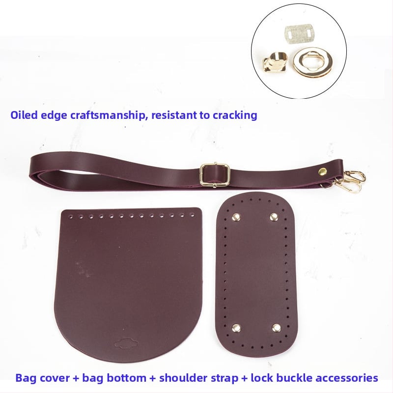 DIY τσάντα από PU δέρμα, διαπνέουσα και πολύ ελαφριά, στυλ mix‑and‑match, καλοκαίρι 2024