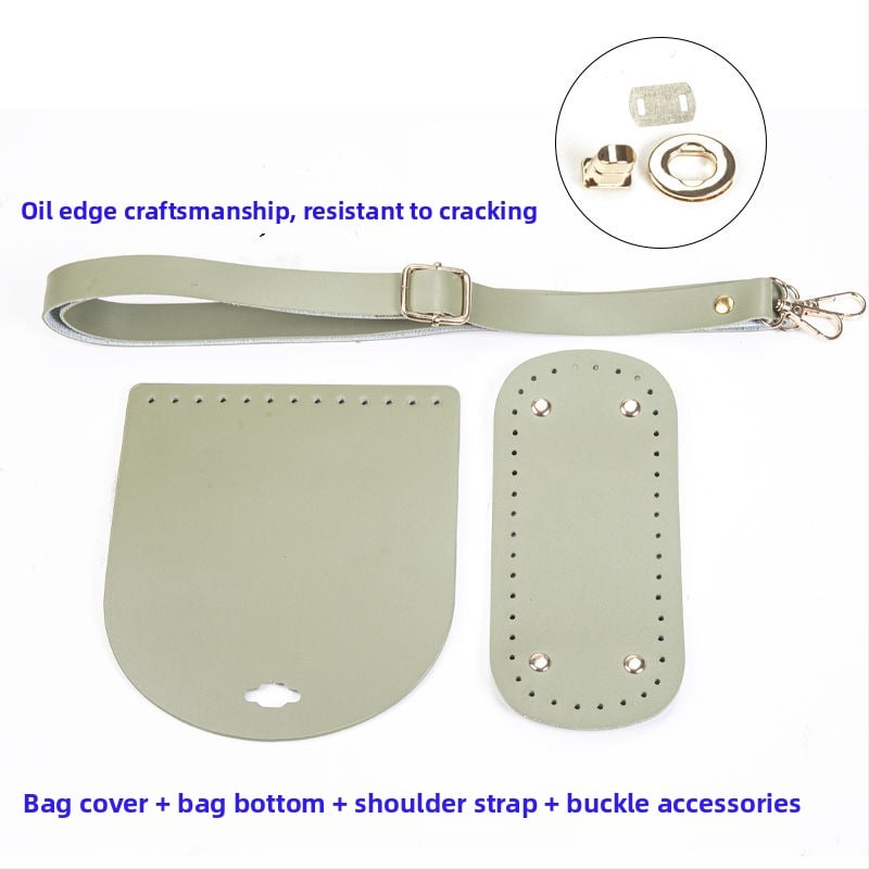 DIY τσάντα από PU δέρμα, διαπνέουσα και πολύ ελαφριά, στυλ mix‑and‑match, καλοκαίρι 2024