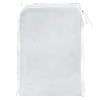 Sac filtrant din nylon, cu șnur, gură largă, pentru filtrarea ceaiului, vinului, laptelui de soia, făinii și laptelui — Seal, logo tipărit, etichetă privată personalizabilă
