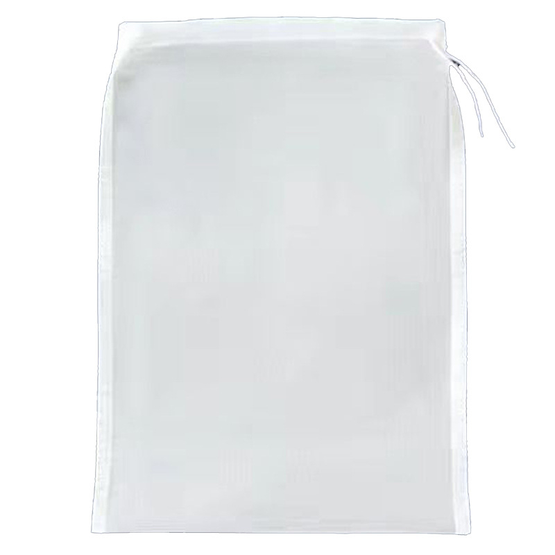 Sac filtrant din nylon, cu șnur, gură largă, pentru filtrarea ceaiului, vinului, laptelui de soia, făinii și laptelui — Seal, logo tipărit, etichetă privată personalizabilă