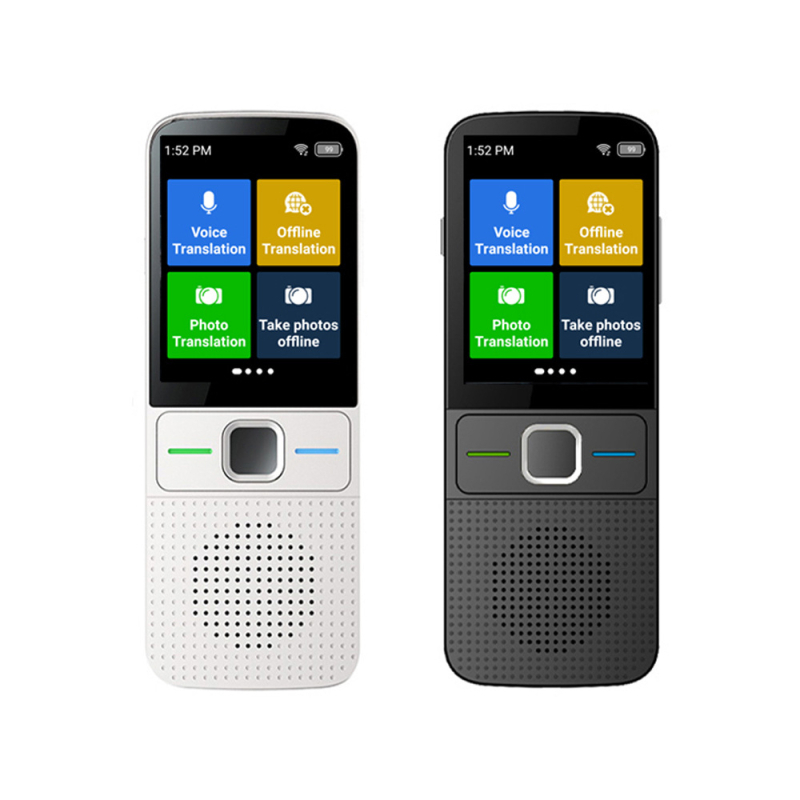 T10 translator WiFi cu traducere offline și traducere foto, Android OS, ecran de 2,4 inch, rază wireless de 5 m