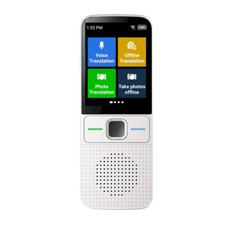T10 translator WiFi cu traducere offline și traducere foto, Android OS, ecran de 2,4 inch, rază wireless de 5 m