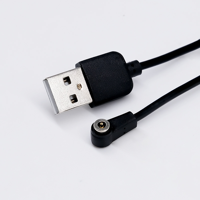 5mm magnetski kabel za napajanje s kosim završetkom, zamjenjivi muški i ženski krajevi, za pametne naočale, Bluetooth slušalice, satove, maske za oči i masažere (Model: 5mm magnetski kabel za napajanje)