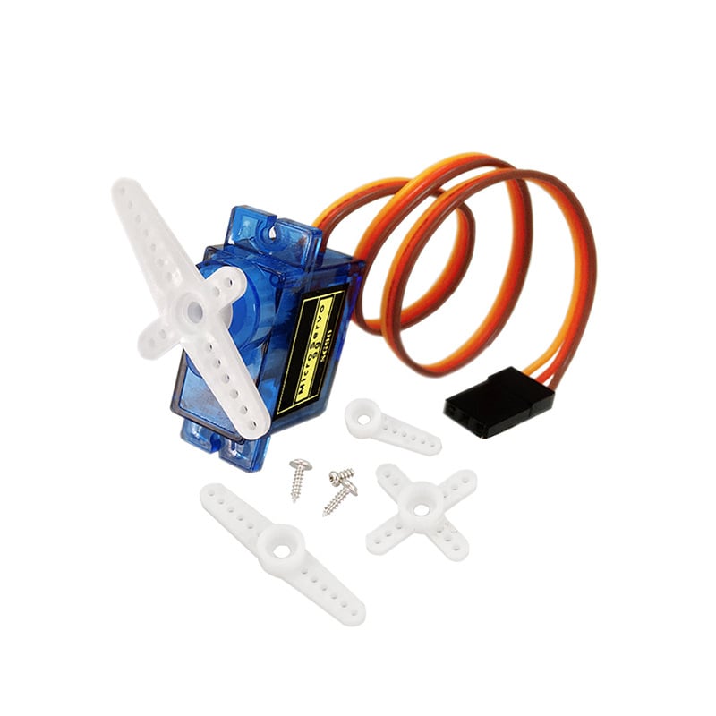 Keyes Mikrovezérlős Okos Autó Ultrahangos Ütközéselkerülő Modul, PTZ Készlet Szervóval és Tartóval — Játékokhoz és Okos Autók Robotokhoz, Tétel RT