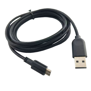 Hálós Micro USB töltő- és adatkábel Dell Alienware AW610M/AW310M, 2 m hosszú