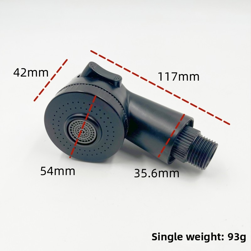 Glava tuša za umivaonik u frizerskom salonu, ABS, brzo postavljanje, elektroplatirani završetak, kišna funkcija, moderni minimalistički stil