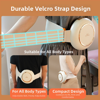 HZ-B1 punjivi masažer za abdomen, infracrvena terapija, topli kompres, 3 brzine