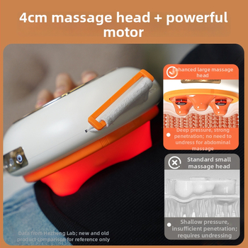 HZ-B1 punjivi masažer za abdomen, infracrvena terapija, topli kompres, 3 brzine