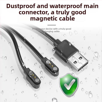Magnetický nabíjací kábel pre Bluetooth okuliare, 2,54 mm, 1-2, 2PIN