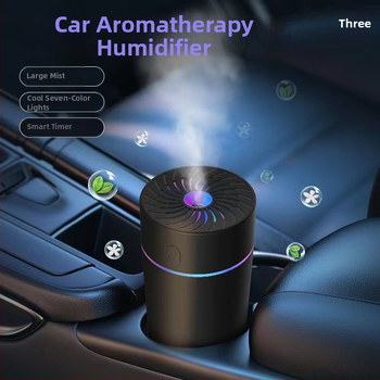 Zvlhčovač vzduchu do auta s aromaterapiou, mini atomizér a čistič vzduchu, 3 výstupy hmly, nádrž na vodu >10 l, napájanie suchou bunkou, napätie ≤36 V