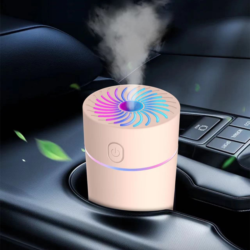 Umidificator de aer pentru mașină cu aromaterapie, atomizor mic și purificator, 3 prize pentru ceață, rezervor de apă >10 L, alimentare cu baterie uscată, tensiune ≤36V