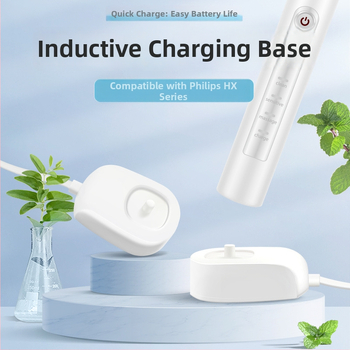 Indukčná nabíjacia základňa pre Philips HX2 radu elektrickej zubnej kefy — USB rozhranie, HX2482 nabíjačka, značka Aoshengda