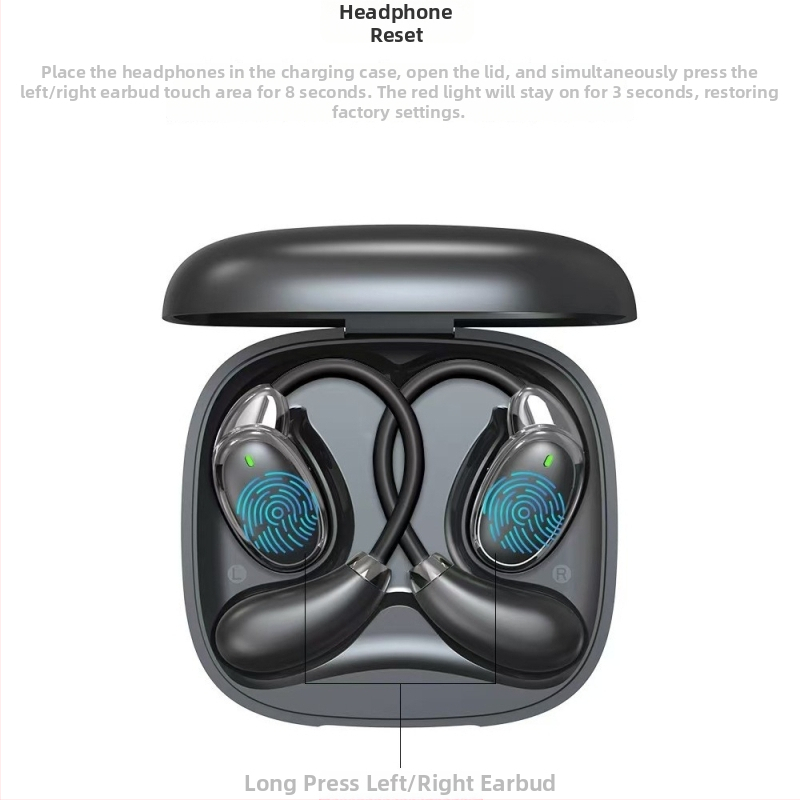 Căști inteligente AI pentru traducere V18 pentru călătorii de afaceri globale — Traducător offline multilingv (5V, 120 g, ABS, interfață USB)