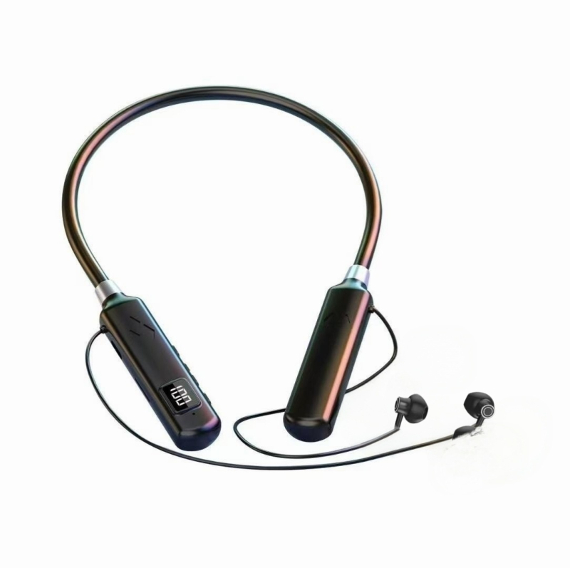 Ασύρματα ακουστικά λαιμού Bluetooth, στερεοφωνικός ήχος, True Wireless, Bluetooth 5.0, εμβέλεια 10 μ., διάρκεια μπαταρίας 4–8 ωρών, αδιάβροχα