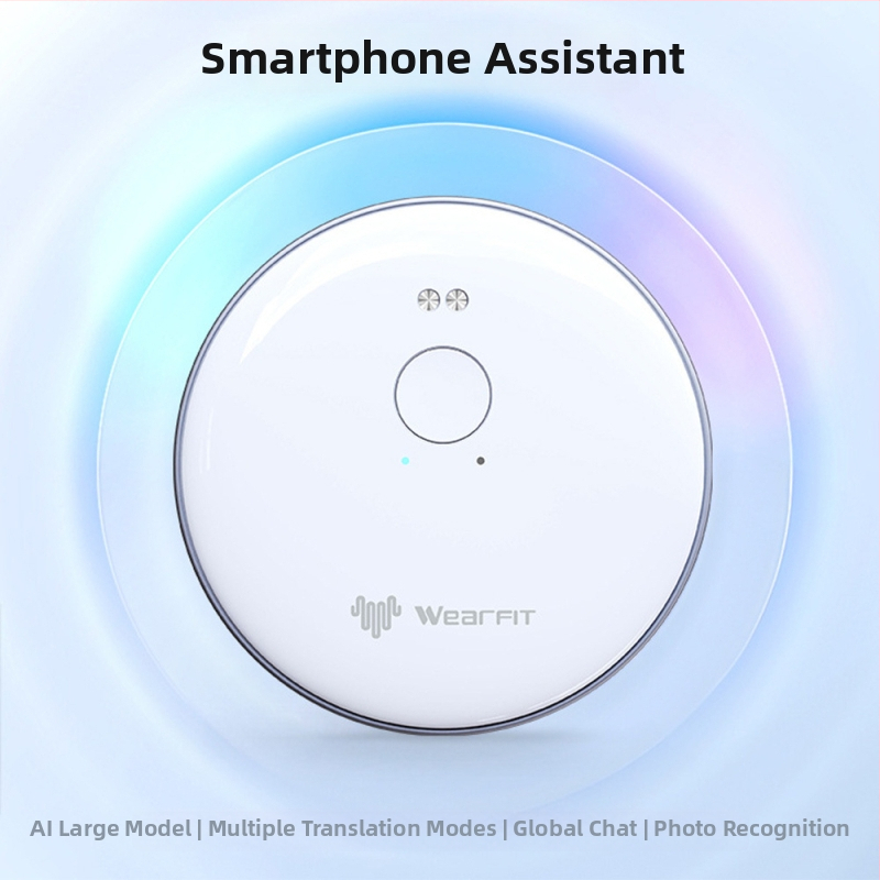 Sunwayi BP01 Traducător vocal inteligent cu RTOS, rază wireless 0–15 m, mod de lucru: traducere în dialog vocal, baterie 70 mAh