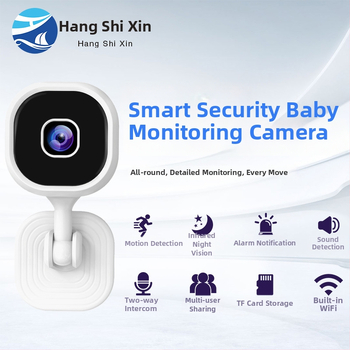 A3 Baby Care Cameră de Securitate Wireless HD cu Interfon Bidirecțional și Stocare pe Card TF