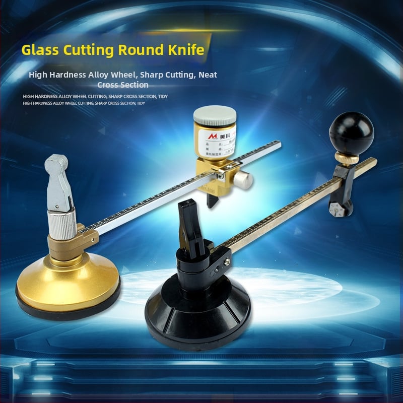 Kružni rezač stakla s kompasom, visoka preciznost, višenamjenski valjak za kućnu upotrebu