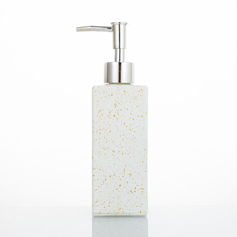 Üveg kézfertőtlenítő adagoló – könnyed luxus dizájn otthoni fürdőszobai készlet, Márka Unique; Anyag: Egyéb; Specifikációk: Különböző; Nincs testreszabás