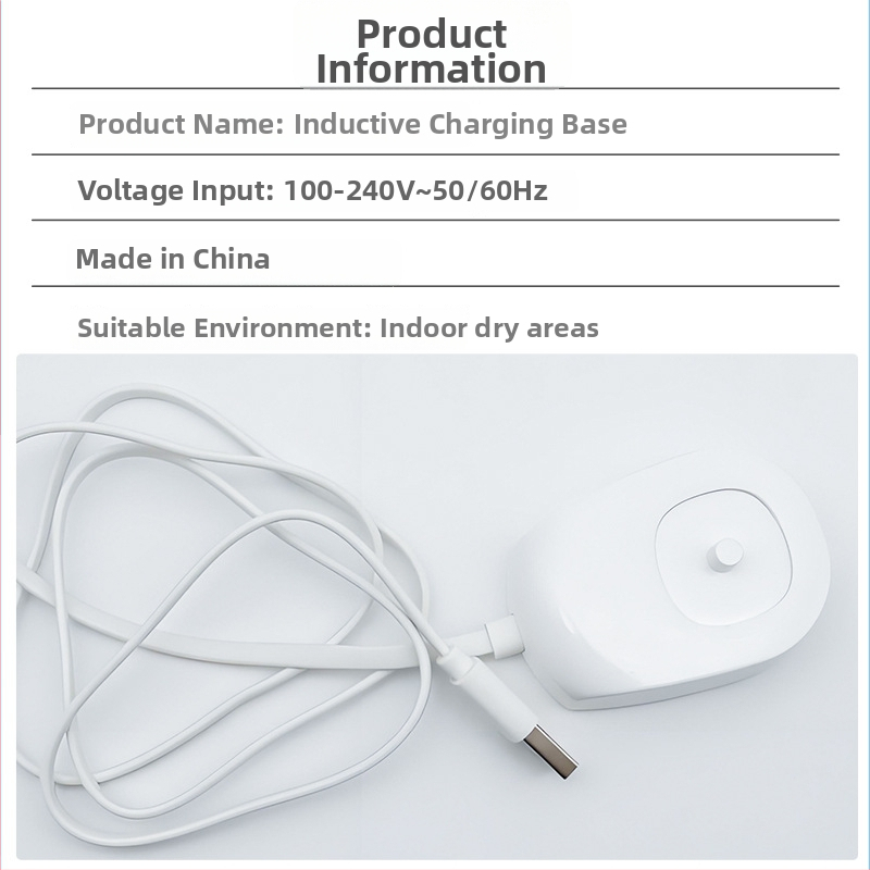 Magnetska indukcijska stanica za punjenje Philips HX2 serije električne četkice | USB sučelje | Marka Aoshengda