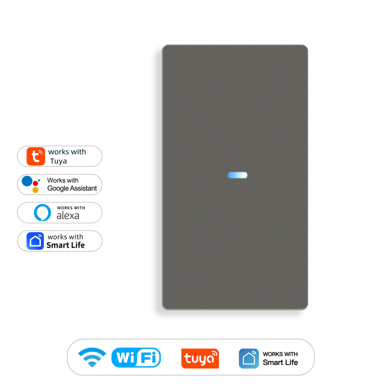 Έξυπνος WiFi διακόπτης 118, Tuya Smart, Συμβατός με Matter, Απομακρυσμένος έλεγχος μέσω εφαρμογής, 110-240V AC, Ζωή ≥10.000 κύκλοι