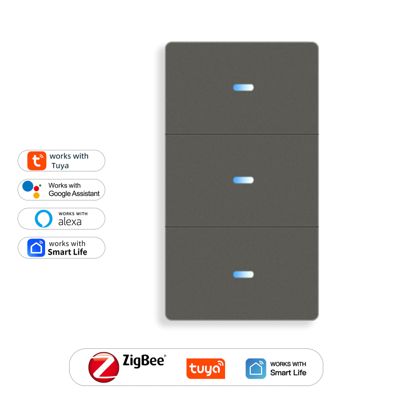 Έξυπνος WiFi διακόπτης 118, Tuya Smart, Συμβατός με Matter, Απομακρυσμένος έλεγχος μέσω εφαρμογής, 110-240V AC, Ζωή ≥10.000 κύκλοι