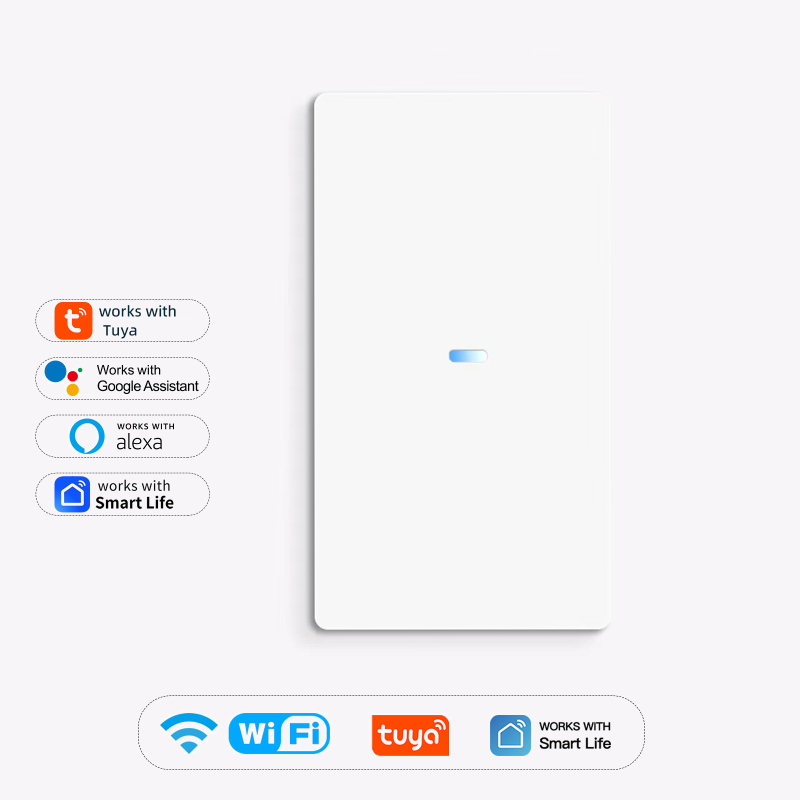 Έξυπνος WiFi διακόπτης 118, Tuya Smart, Συμβατός με Matter, Απομακρυσμένος έλεγχος μέσω εφαρμογής, 110-240V AC, Ζωή ≥10.000 κύκλοι