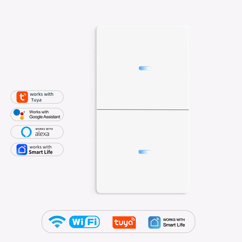 Έξυπνος WiFi διακόπτης 118, Tuya Smart, Συμβατός με Matter, Απομακρυσμένος έλεγχος μέσω εφαρμογής, 110-240V AC, Ζωή ≥10.000 κύκλοι