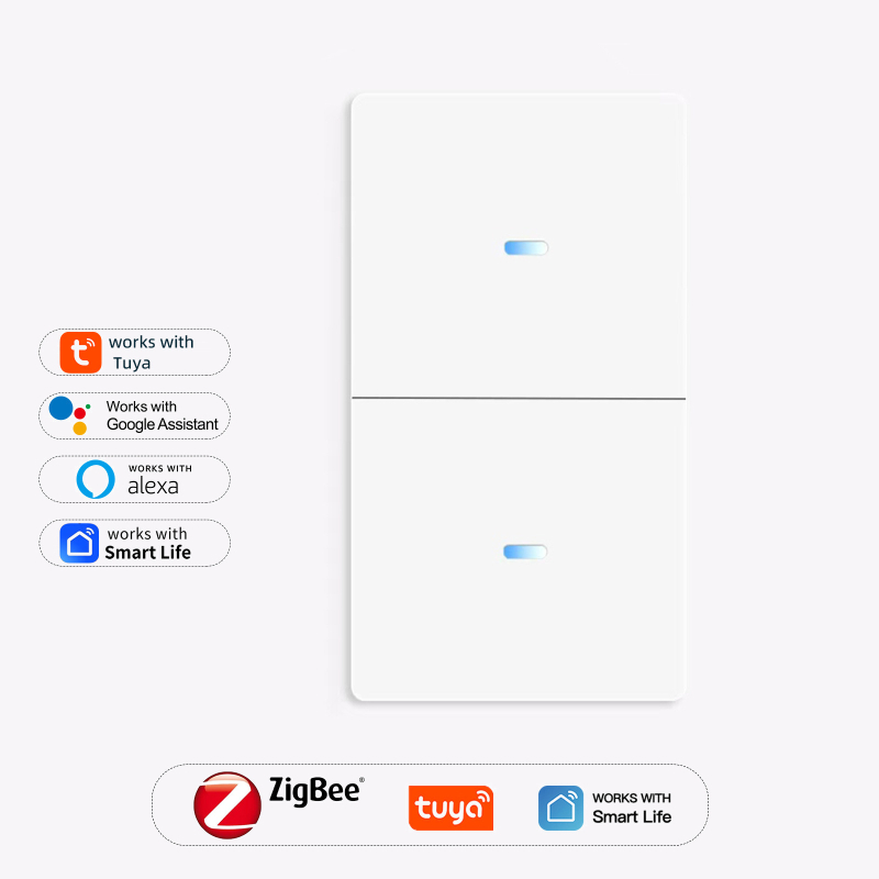 Έξυπνος WiFi διακόπτης 118, Tuya Smart, Συμβατός με Matter, Απομακρυσμένος έλεγχος μέσω εφαρμογής, 110-240V AC, Ζωή ≥10.000 κύκλοι