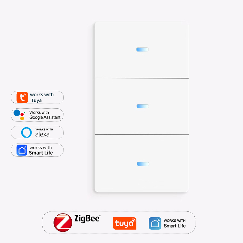 Έξυπνος WiFi διακόπτης 118, Tuya Smart, Συμβατός με Matter, Απομακρυσμένος έλεγχος μέσω εφαρμογής, 110-240V AC, Ζωή ≥10.000 κύκλοι