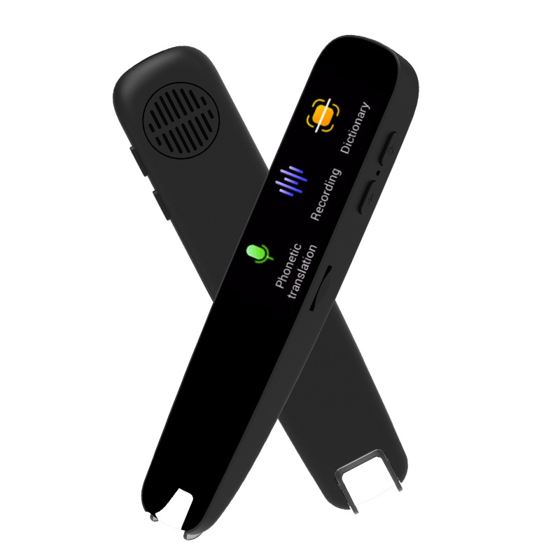 Stilou de scanare cu traducere — model A33D, corp ABS, baterie Li-ion reîncărcabilă, greutate 145 g, dispozitiv de citire