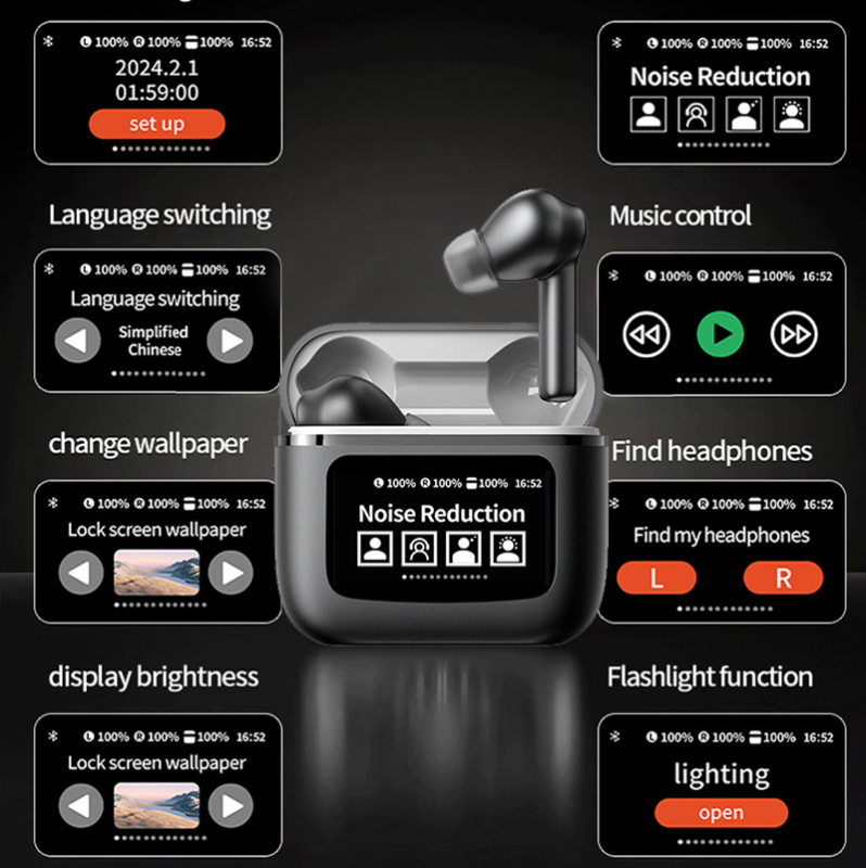 Ακουστικό μεταφραστής in-ear με offline AI φωνητική μετάφραση | Μοντέλο YWN09, Τύπος YW09, Υποστήριξη Bluetooth, Υλικό ABS, Χωρίς Λειτουργικό Σύστημα