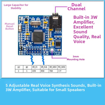 Modul pre syntézu textu na reč V6E (Značka: Iná; Vytlačené logo: Áno)