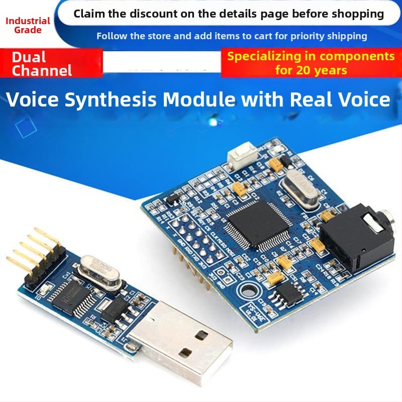 Modul pre syntézu textu na reč V6E (Značka: Iná; Vytlačené logo: Áno)