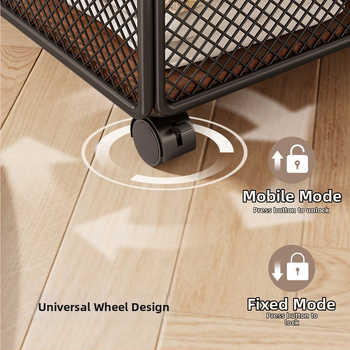 Corp de depozitare sub pat cu glisare și role, plasă metalică, pentru cămin, depozitare cărți și obiecte, capacitate până la 5 L