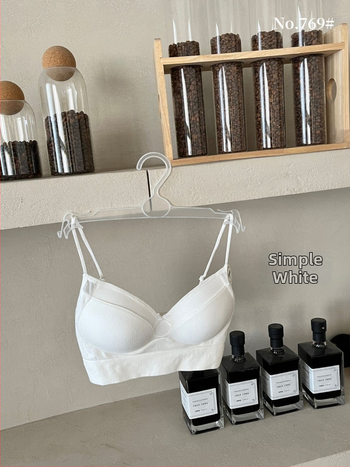 Top tubular din bumbac pentru bust, respirabil, design frumos la spate, cupe triunghiulare