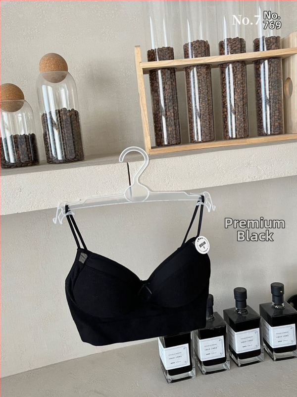 Top tubular din bumbac pentru bust, respirabil, design frumos la spate, cupe triunghiulare