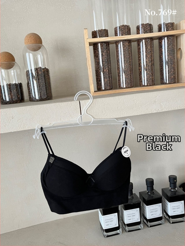 Top tubular din bumbac pentru bust, respirabil, design frumos la spate, cupe triunghiulare