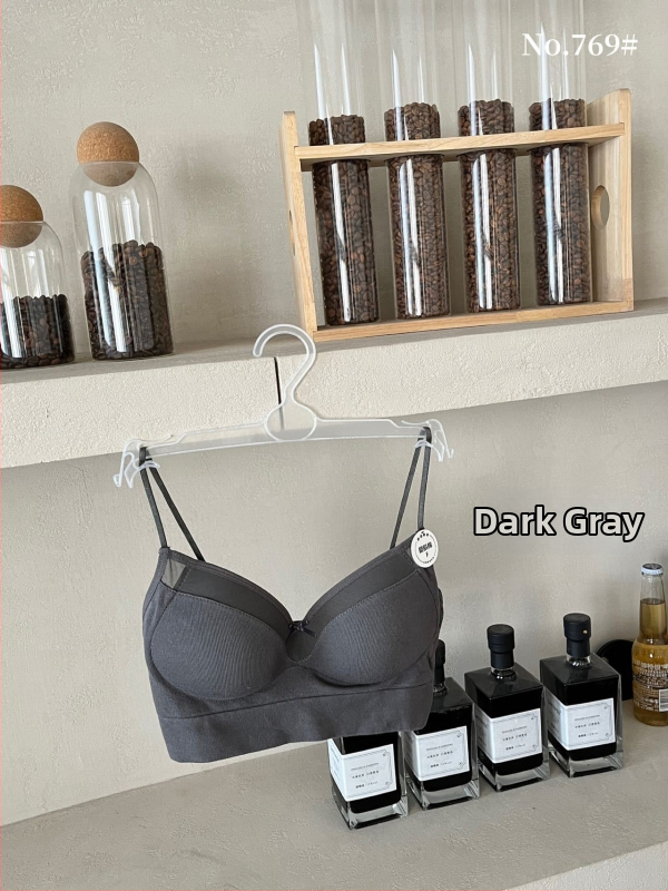 Top tubular din bumbac pentru bust, respirabil, design frumos la spate, cupe triunghiulare