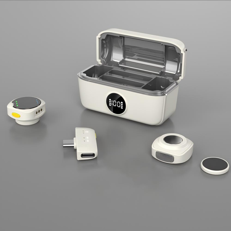 Microfon pentru emisiuni live, modelul A9, cu direcție comutabilă, baterie încorporată, 20 Hz–20 kHz, SNR ≥60 dB