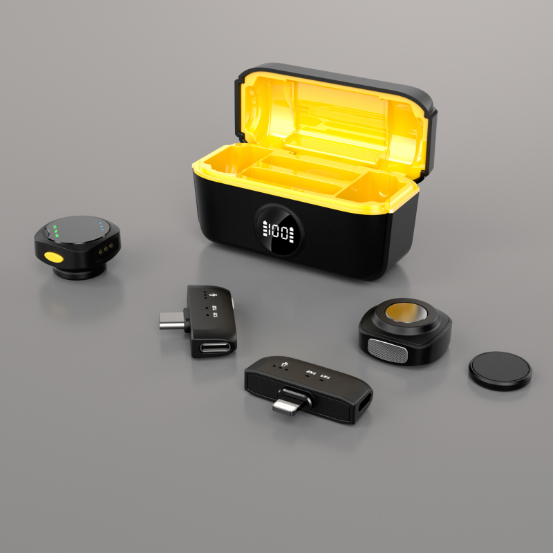 Microfon pentru emisiuni live, modelul A9, cu direcție comutabilă, baterie încorporată, 20 Hz–20 kHz, SNR ≥60 dB