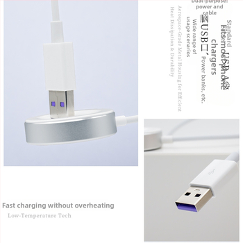 Bežični magnetski nosač za punjenje Huawei GT5 za satove s USB sučeljem, GT5 metalni model, kompatibilan GT3/GT4, ovlaštena privatna marka